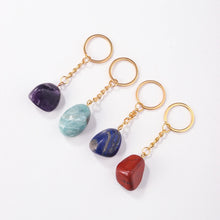 Load image into Gallery viewer, Tumbled Crystal Keychain