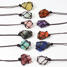 Load image into Gallery viewer, Raw Crystal Pendant Necklace