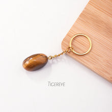 Load image into Gallery viewer, Tumbled Crystal Keychain