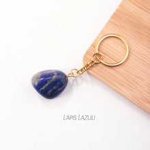 Load image into Gallery viewer, Tumbled Crystal Keychain