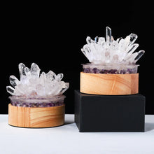 Load image into Gallery viewer, Clear Quartz USB Lamp