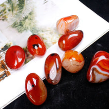 Load image into Gallery viewer, Sardonyx Agate Tumbled Stone (30-50g)