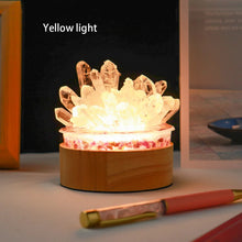 Load image into Gallery viewer, Clear Quartz USB Lamp