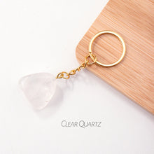 Load image into Gallery viewer, Tumbled Crystal Keychain
