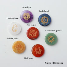 Load image into Gallery viewer, Chakra Stones Set (2.5 cm)