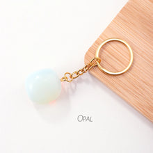 Load image into Gallery viewer, Tumbled Crystal Keychain