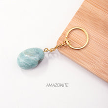 Load image into Gallery viewer, Tumbled Crystal Keychain