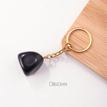 Load image into Gallery viewer, Tumbled Crystal Keychain