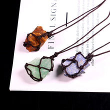 Load image into Gallery viewer, Raw Crystal Pendant Necklace