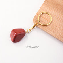 Load image into Gallery viewer, Tumbled Crystal Keychain