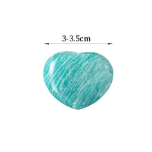 Load image into Gallery viewer, Amazonite Heart Tumbled Stone
