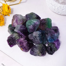 Load image into Gallery viewer, Rainbow Fluorite Raw 50g Bag