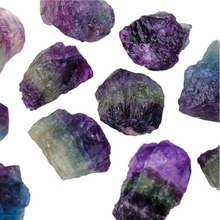 Load image into Gallery viewer, Rainbow Fluorite Raw 50g Bag