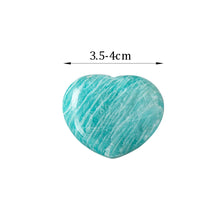Load image into Gallery viewer, Amazonite Heart Tumbled Stone