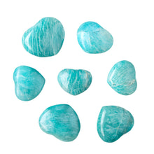 Load image into Gallery viewer, Amazonite Heart Tumbled Stone