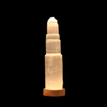 Load image into Gallery viewer, Selenite Tower Lamp