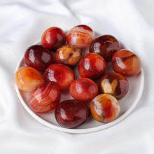 Load image into Gallery viewer, Carnelian Tumbled Stone