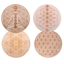 Load image into Gallery viewer, Wooden Crystal Grid 10 cm