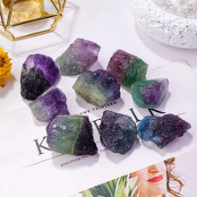 Load image into Gallery viewer, Rainbow Fluorite Raw 50g Bag
